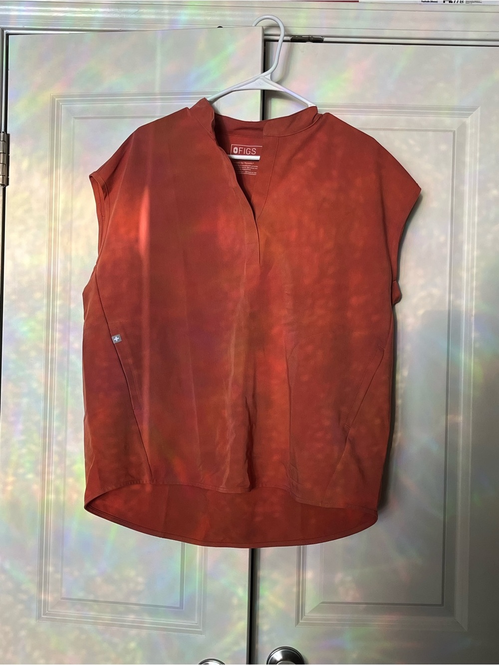 Figs medium womens clay top and joggers